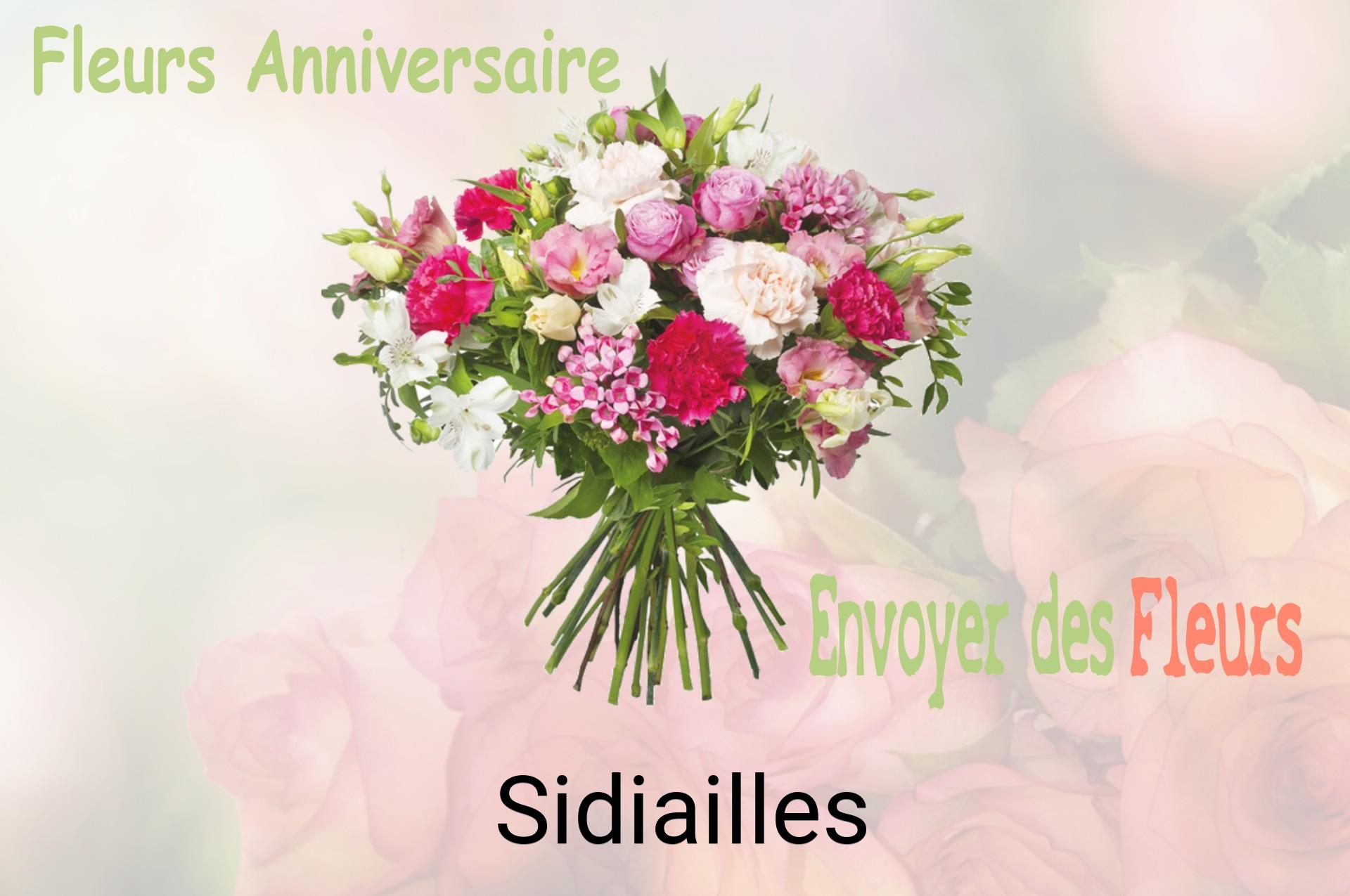 Bouquet de fleurs d’anniversaire livré à Sidiailles